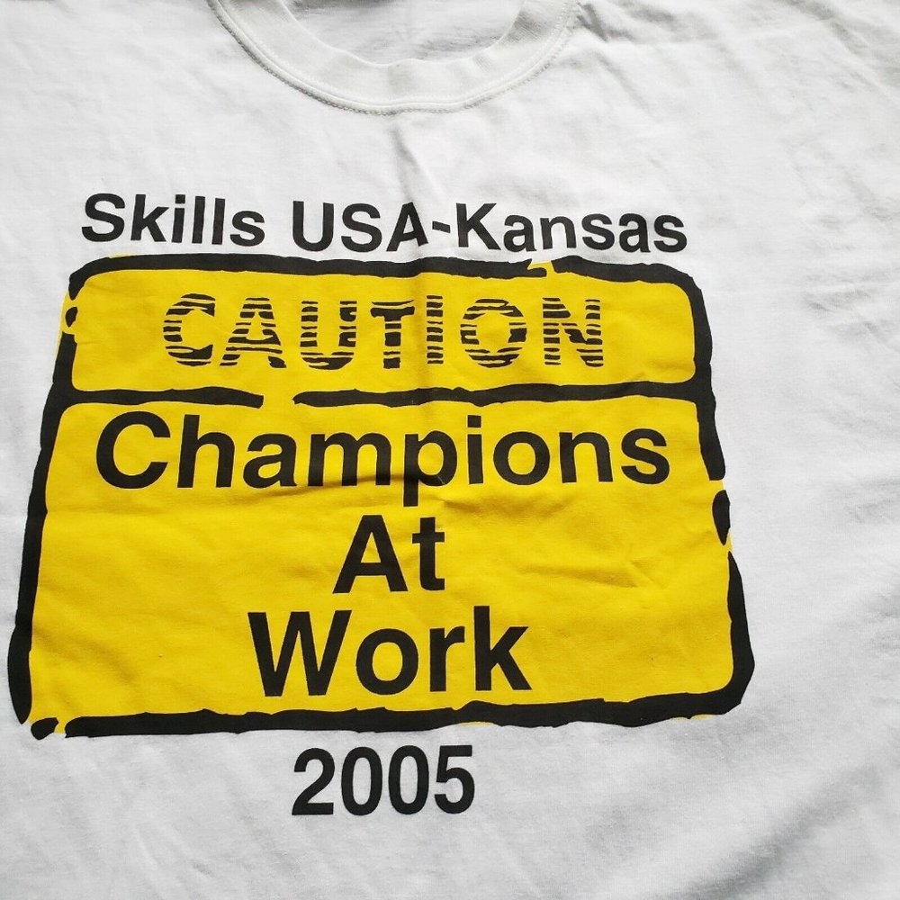 Vtg 2005 New VICA Skills‎ USA Kansas National Conference Shirt XXXL - Picture 2 of 10